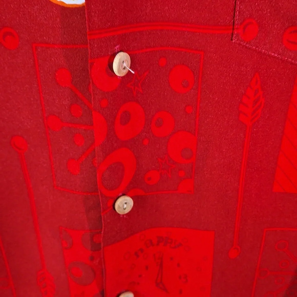 Vintage 80s Paradise Found Hawaiian "Happy Hour" Cocktail Drinks Top Men size L - Picture 7 of 11